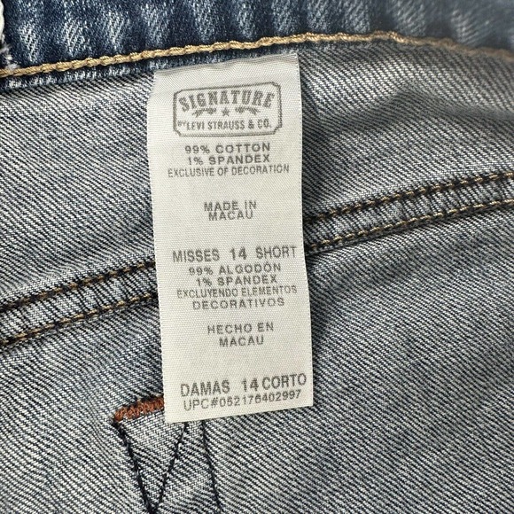 Levi's Blue Jeans Bootcut Mid Rise Ladies Denim Womens 14 Short 34X28‎ - Picture 7 of 11